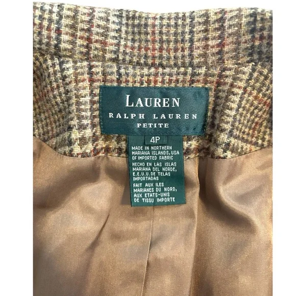 Vintage Lauren Ralph Lauren Wool Blazer - Picture 4 of 6